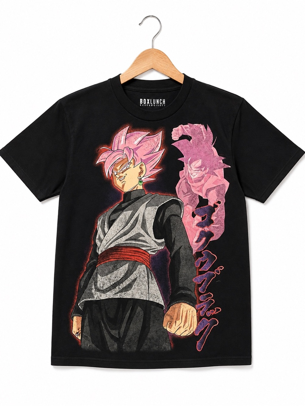 BoxLunch Dragon Ball Super Goku Black Rose Anime Graphic T-Shirt Size S unisex